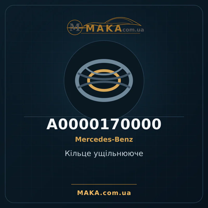Уплотнительное кольцо A0000170000
