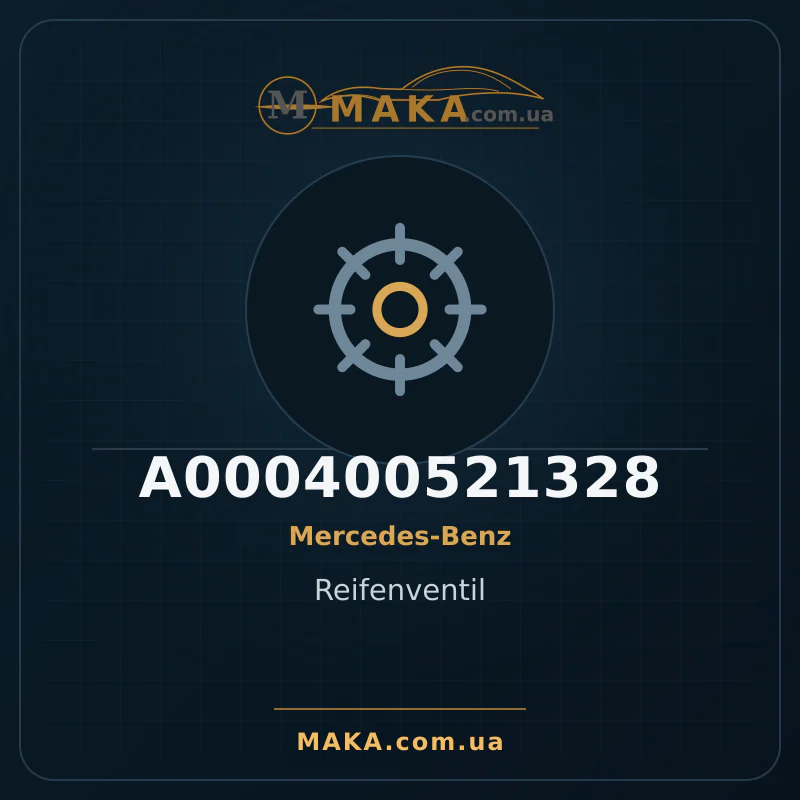 Вентиль шини A000400521328