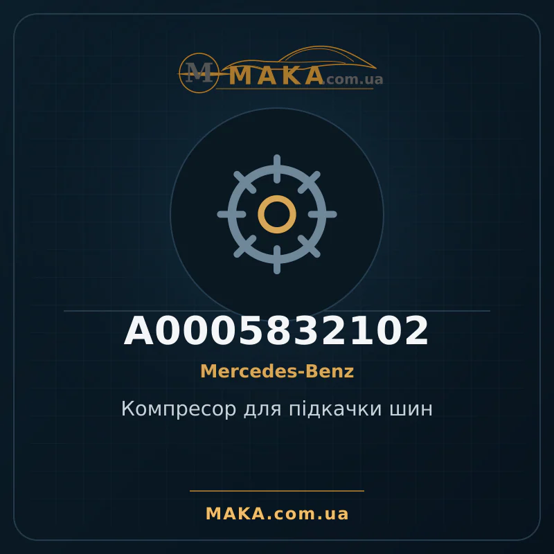 Компресор для підкачки шин A0005832102