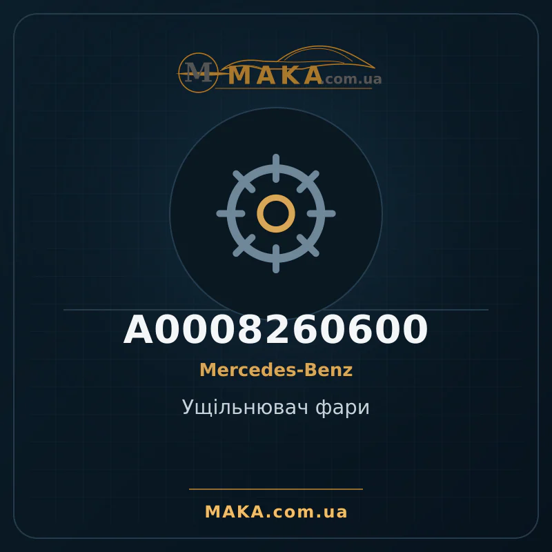 Ущільнювач фари A0008260600