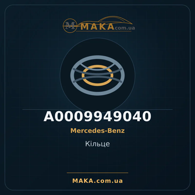 Кільце A0009949040