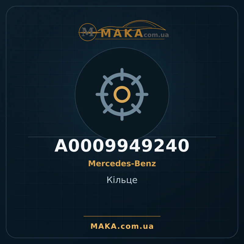 Кольцо A0009949240