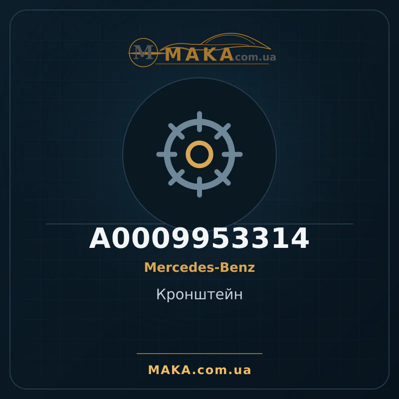 Кронштейн A0009953314