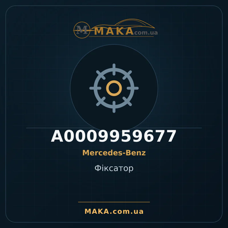 Фиксатор A0009959677