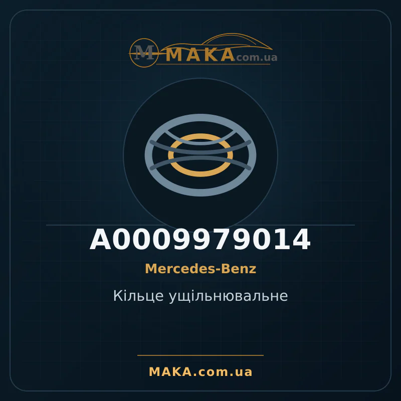 Уплотнительное кольцо A0009979014