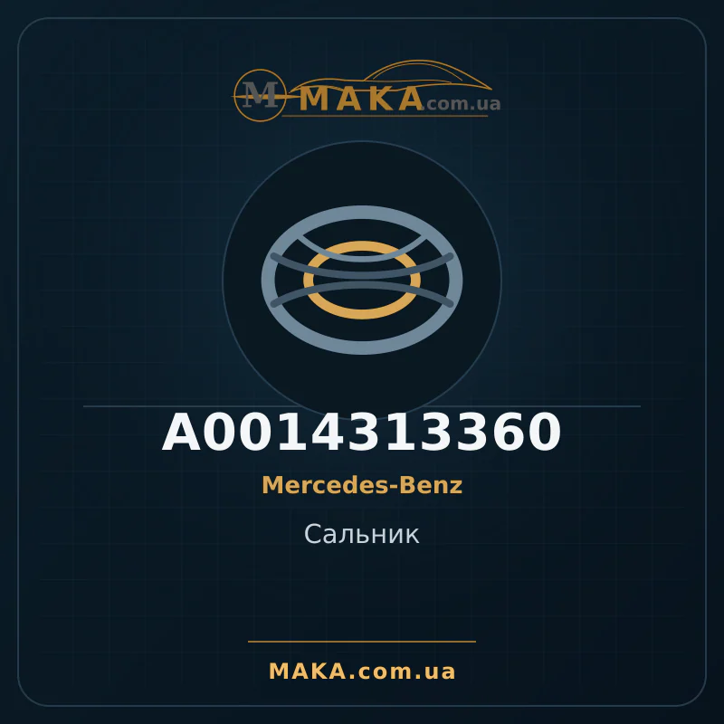 Сальник A0014313360