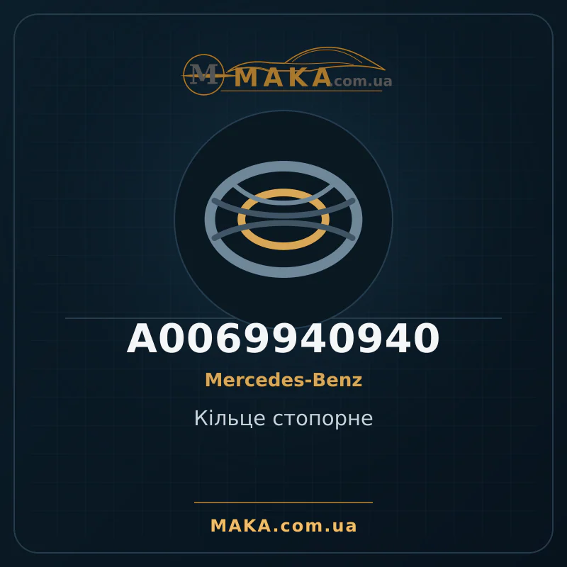 Стопорное кольцо A0069940940