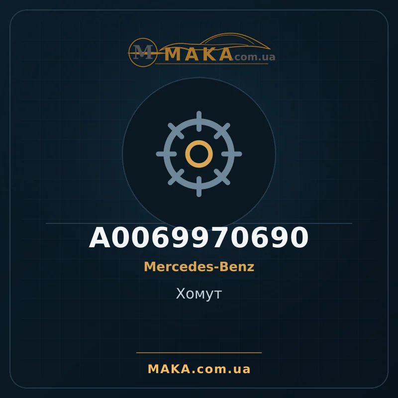 Затискач A0069970690