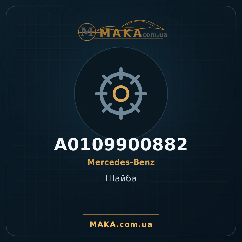 Шайба A0109900882
