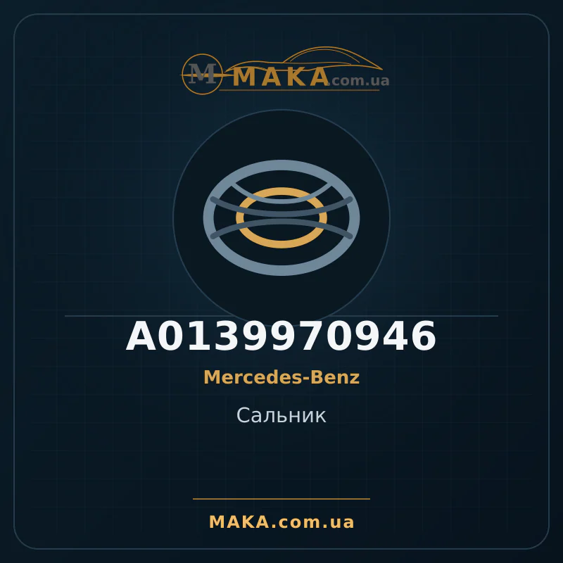 Сальник A0139970946