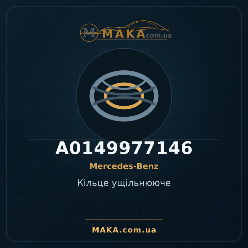 Кільце ущільнююче A0149977146