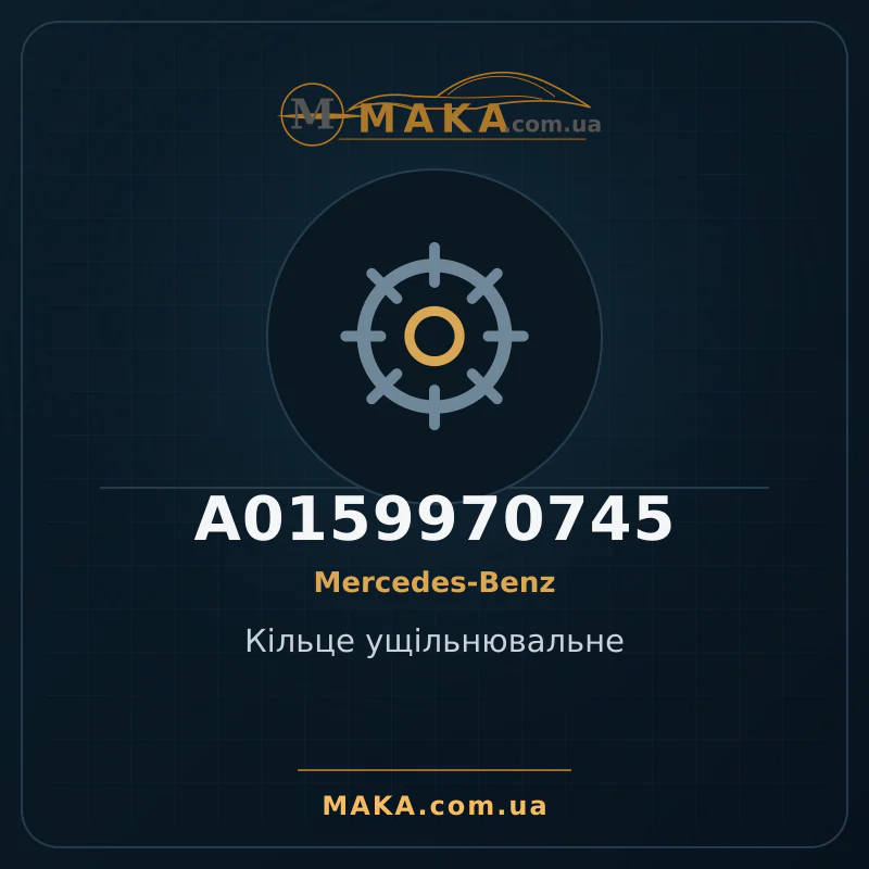 Кiльце ущiльнювальне A0159970745