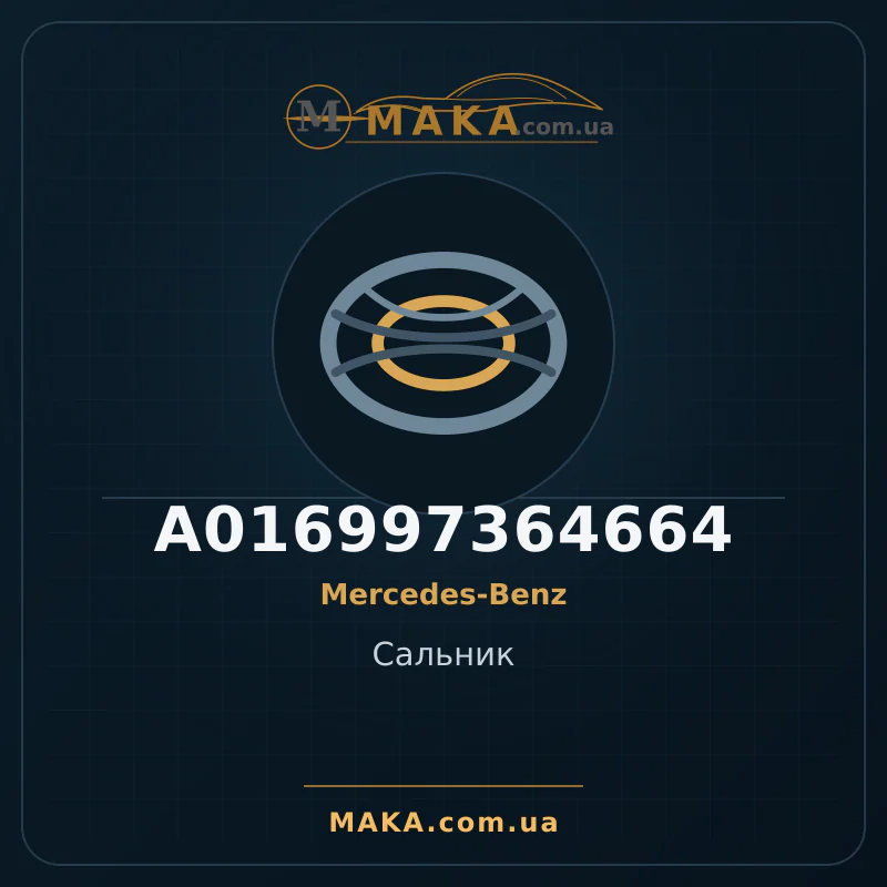 Сальник A016997364664