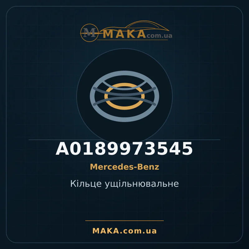 Уплотнительное кольцо A0189973545