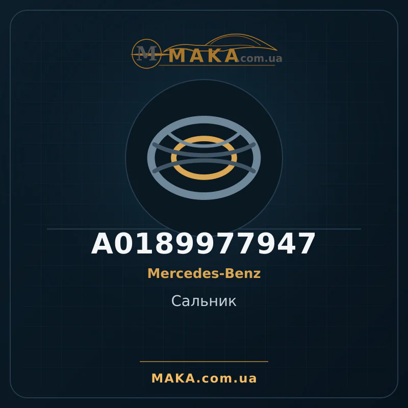 Сальник A0189977947