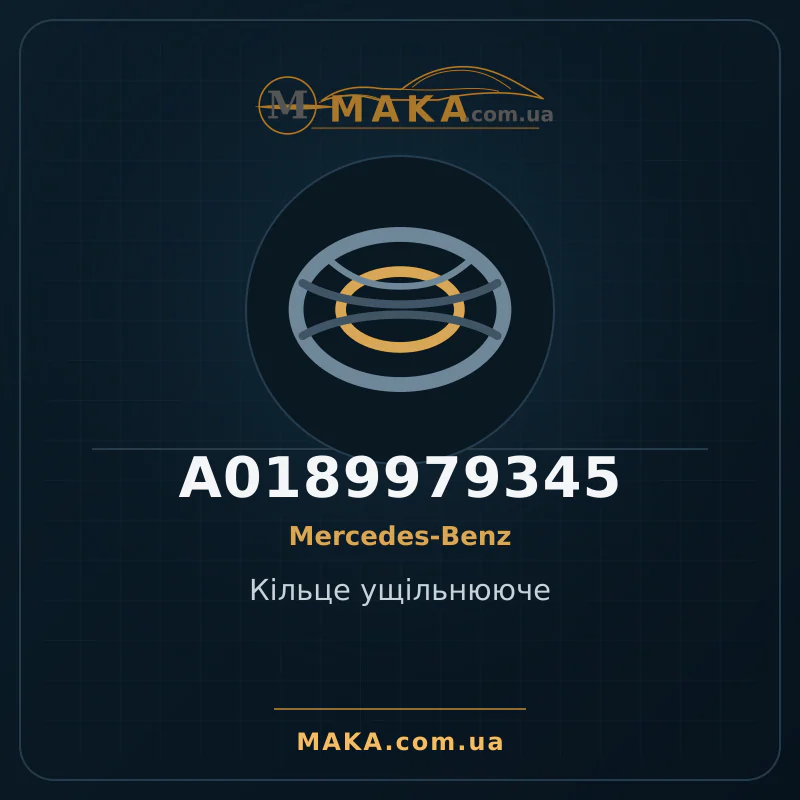 Кільце ущільнююче A0189979345