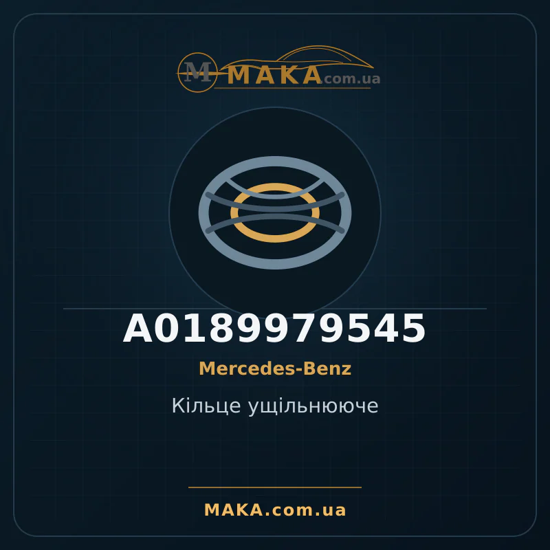 Уплотнительное кольцо A0189979545
