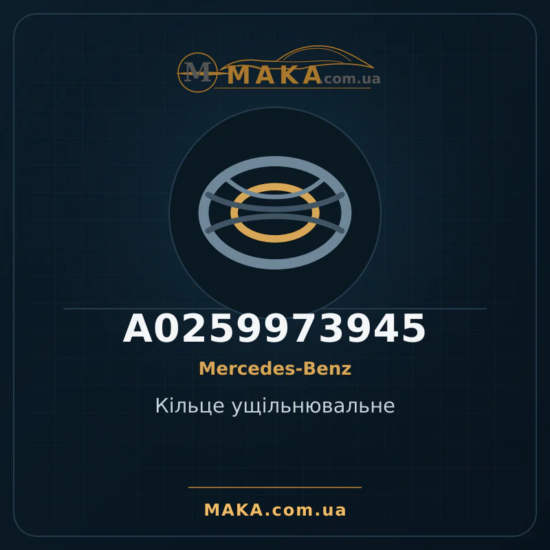 Кільце ущільнювальне A0259973945