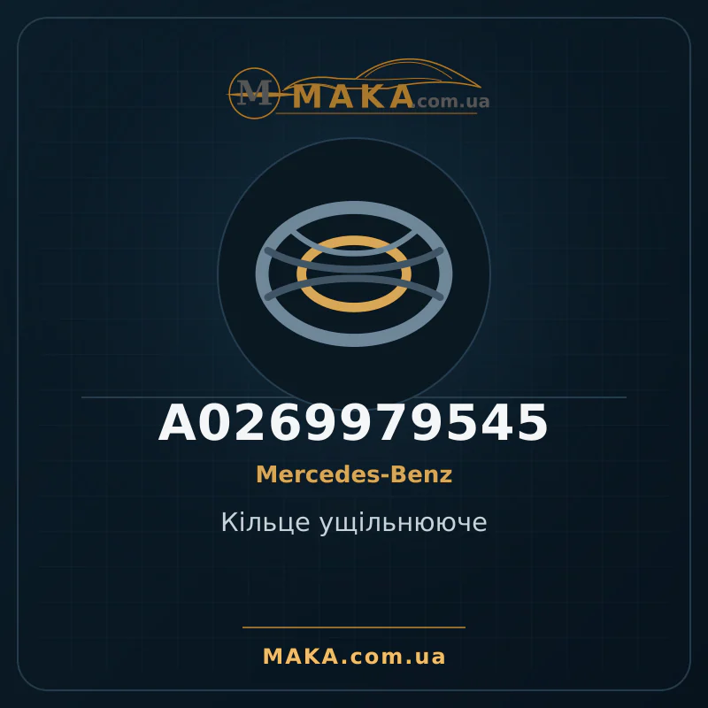 Кільце ущільнююче A0269979545