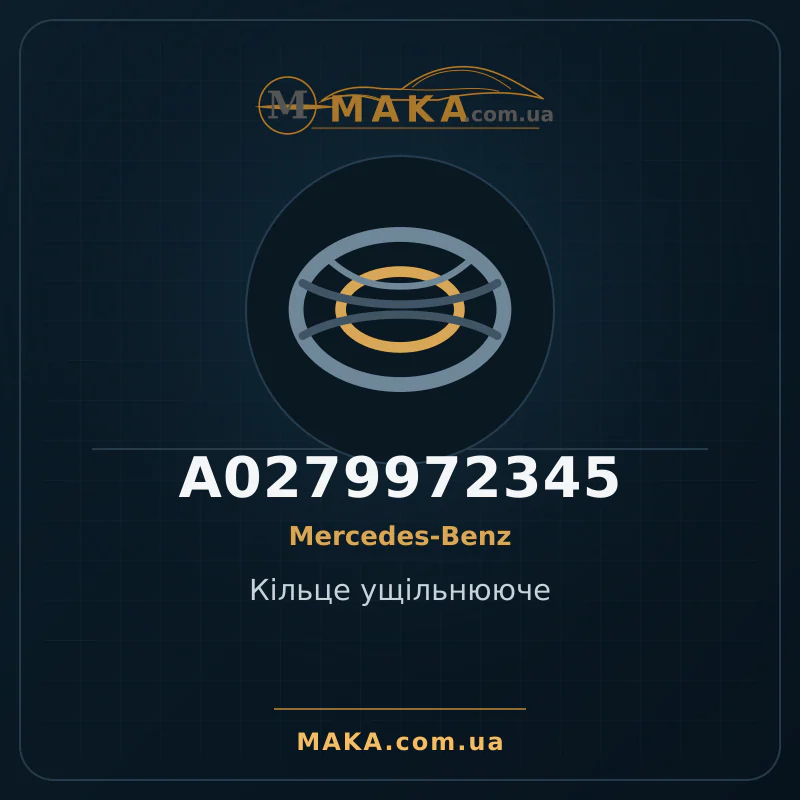 Кільце ущільнююче A0279972345