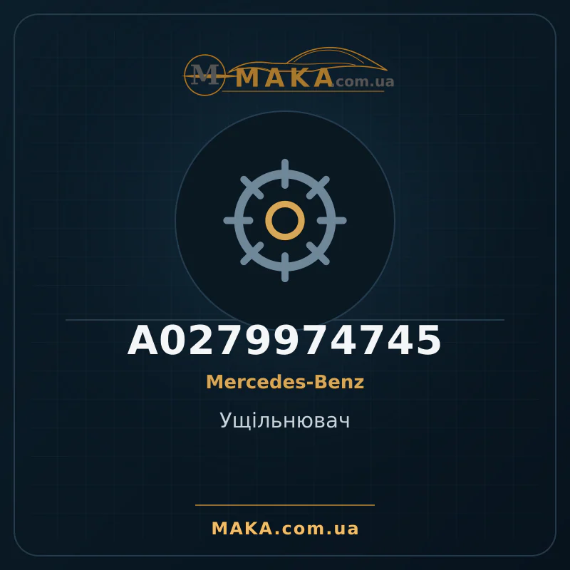 Ущільнювач A0279974745