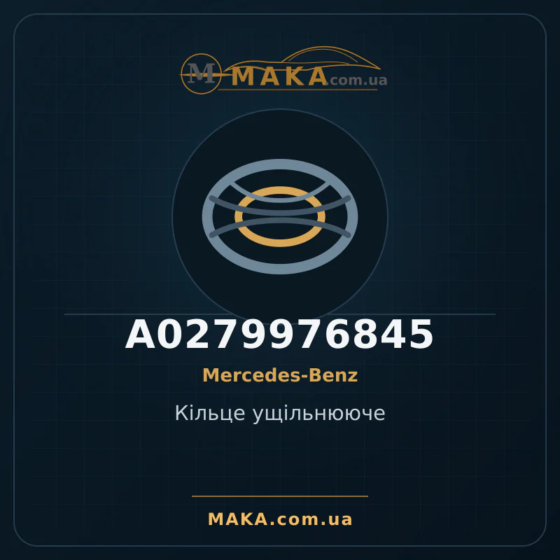 Кільце ущільнююче A0279976845