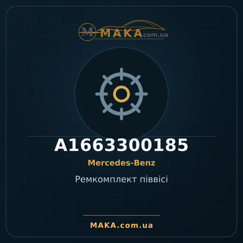 Ремкомплект піввісі A1663300185
