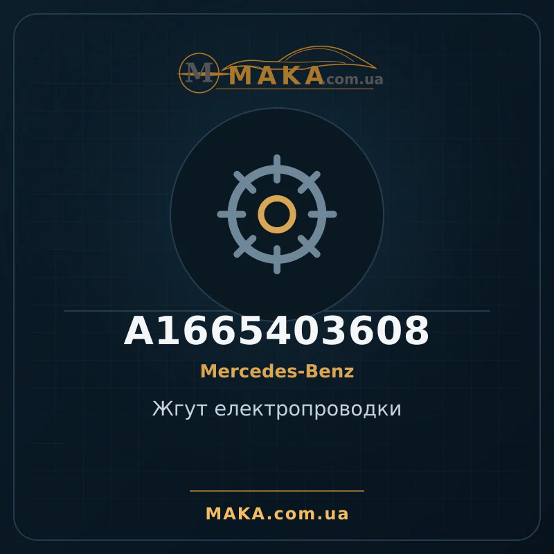 Жгут електропроводки A1665403608