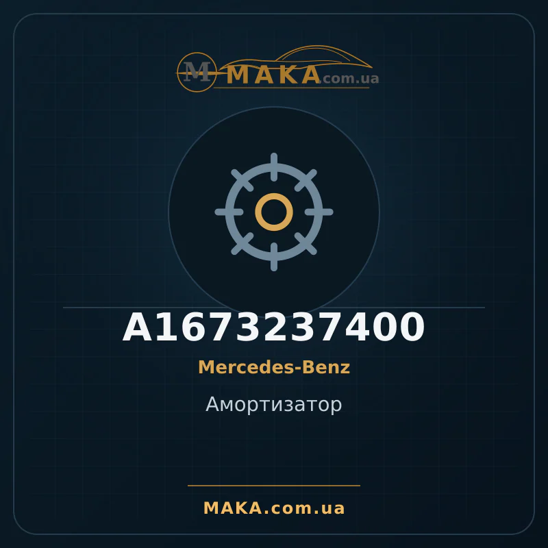 Амортизатор A1673237400