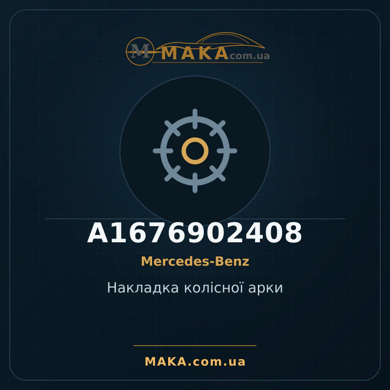 Накладка колісної арки A1676902408