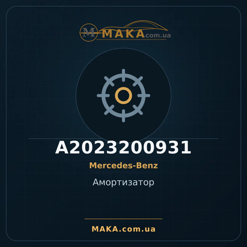 Амортизатор A2023200931