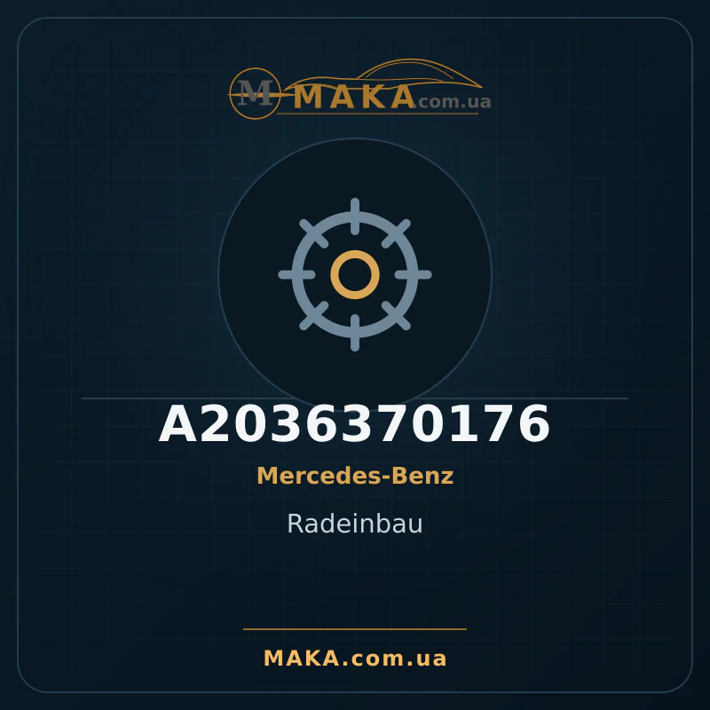 Встановлення колес A2036370176