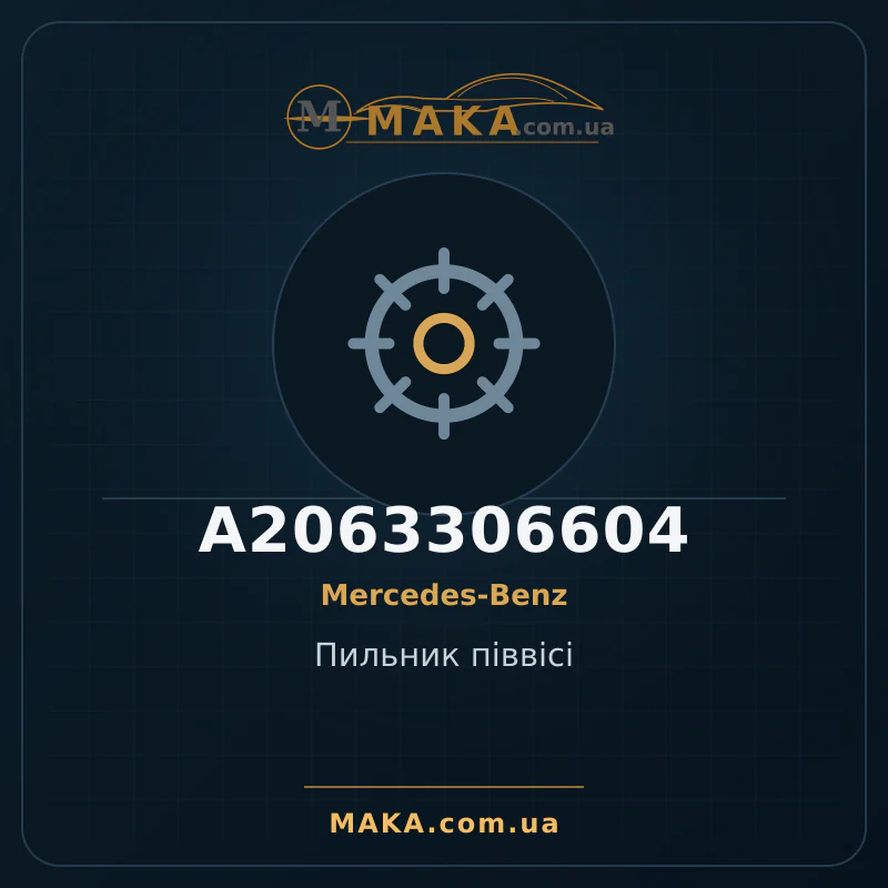 Пильник піввісі A2063306604