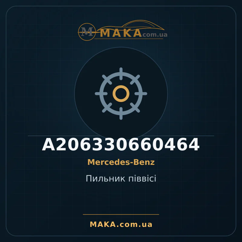Пильник піввісі A206330660464