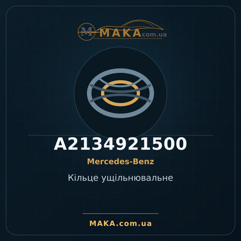 Кільце ущільнювальне A2134921500