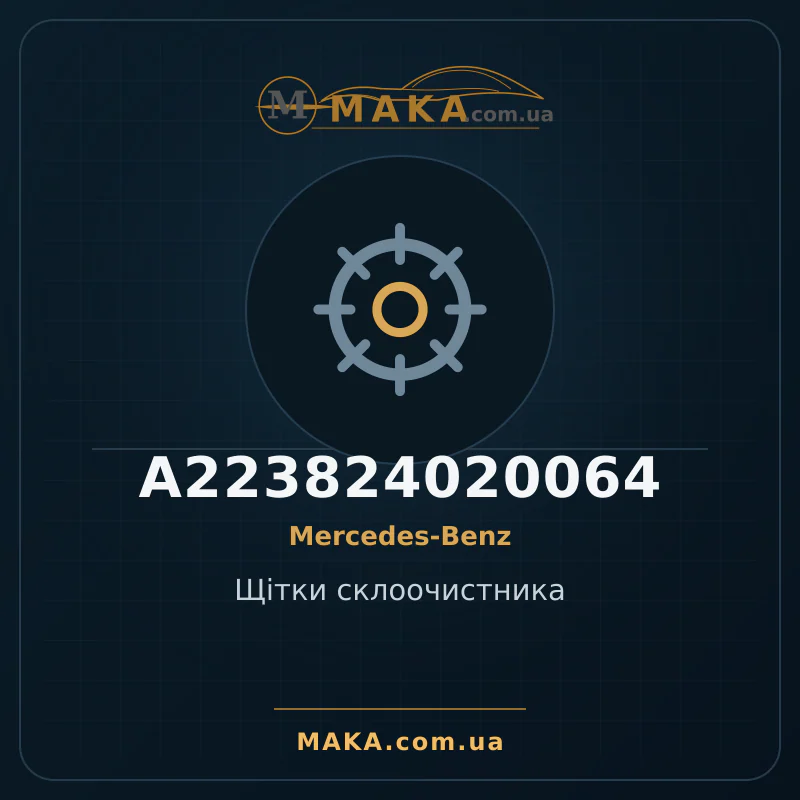 Щітки склоочистника A223824020064
