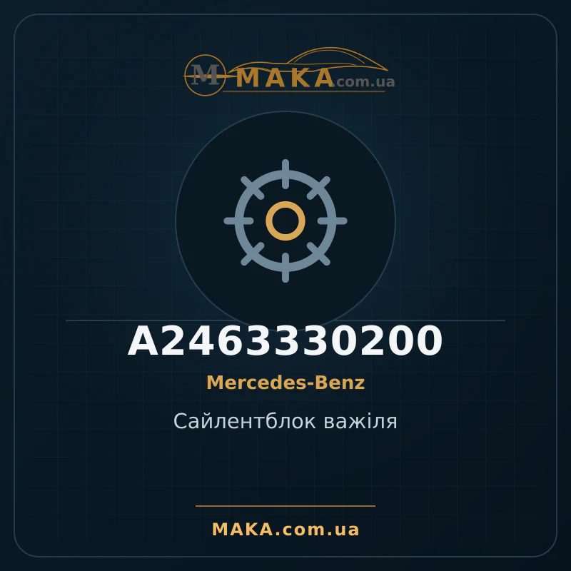 Сайлентблок важіля A2463330200
