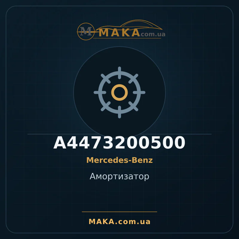 Амортизатор A4473200500