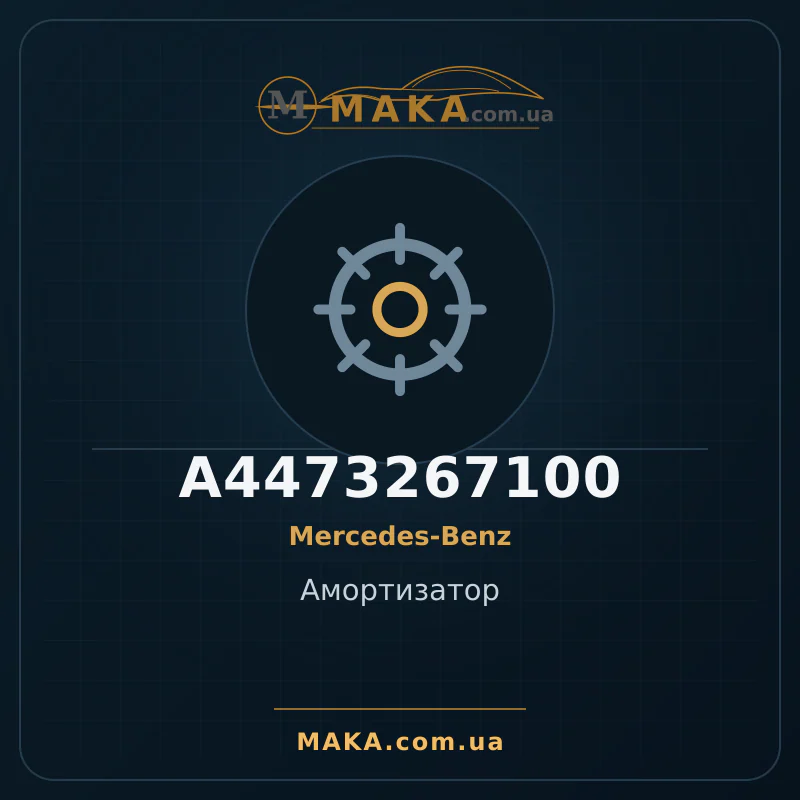 Амортизатор A4473267100