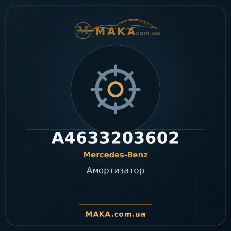 Амортизатор A4633203602