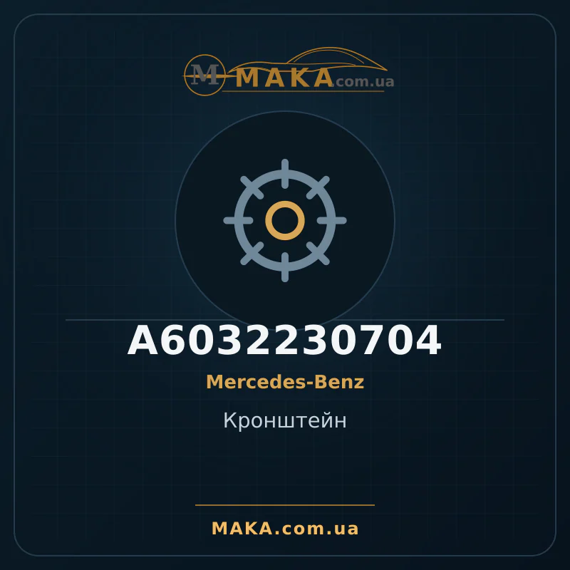 Кронштейн A6032230704