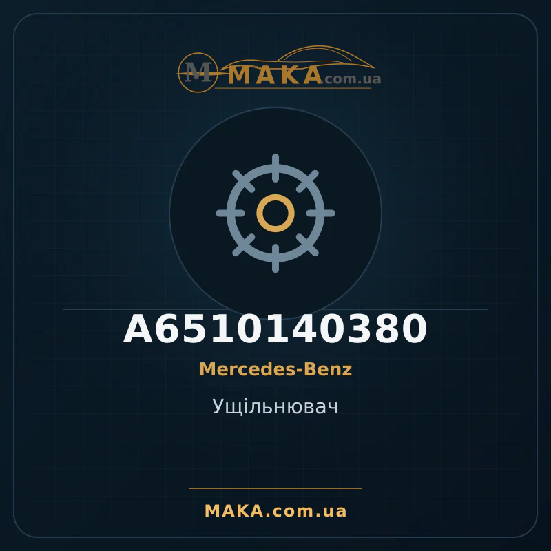 Ущільнювач A6510140380