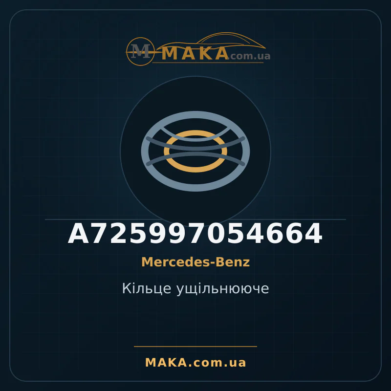 Кільце ущільнююче A725997054664